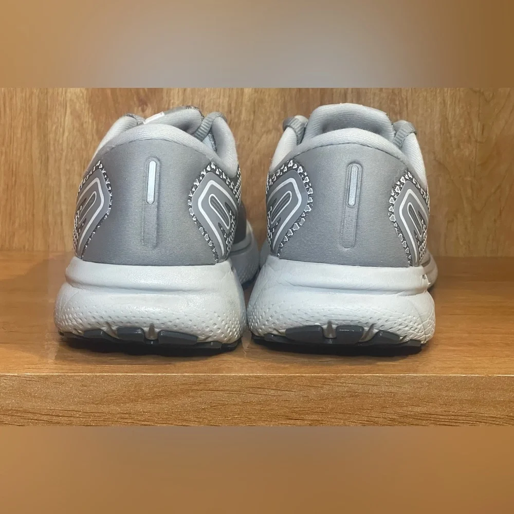 Brooks Ghost 14 Womens Size 9 Running Walking Shoes Sneakers Gray/Silver - Picture 7 of 10